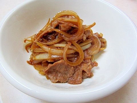 *お弁当に♪豚肉と玉ねぎの甘辛炒め*